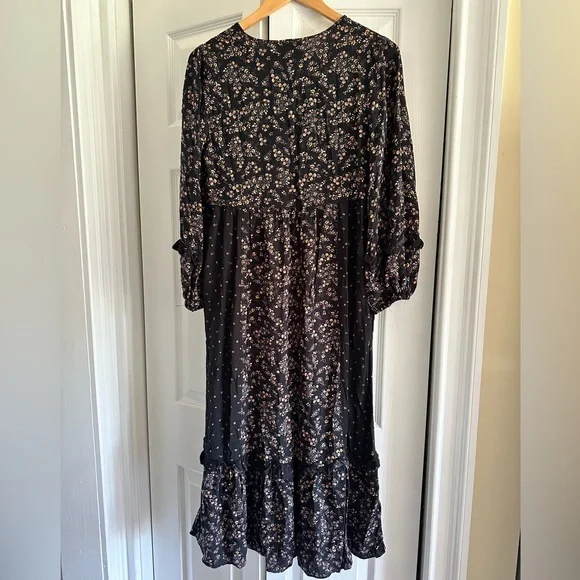 Universal Thread Floral Black Dress - Picture 7 of 13